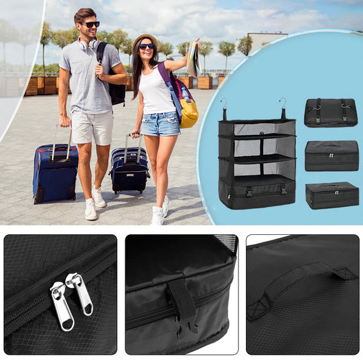 3-Shelf Hanging Travel Organizer