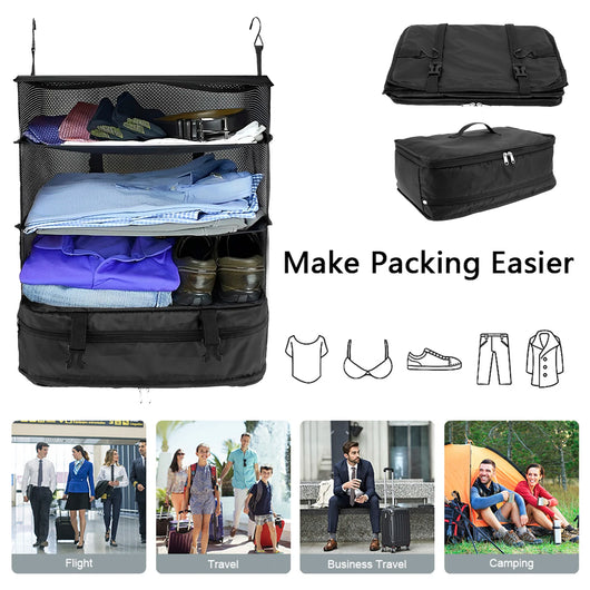 3-Shelf Hanging Travel Organizer